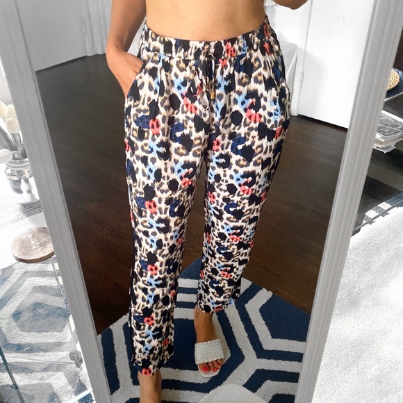 One Love Pants - 🖤 ONE LOVE ROCKY BEIGE MULTI HIGH WAIST BELTED BAGGY PANTS!